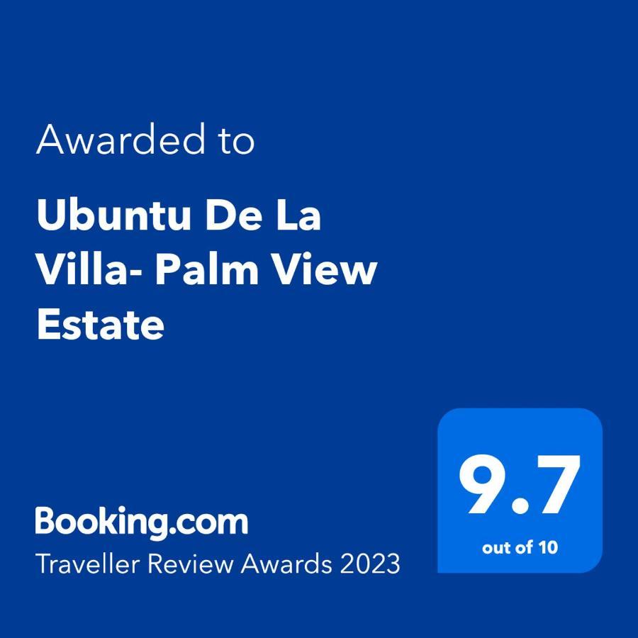 Ubuntu De La Villa- Palm View Estate Mammee Bay Extérieur photo